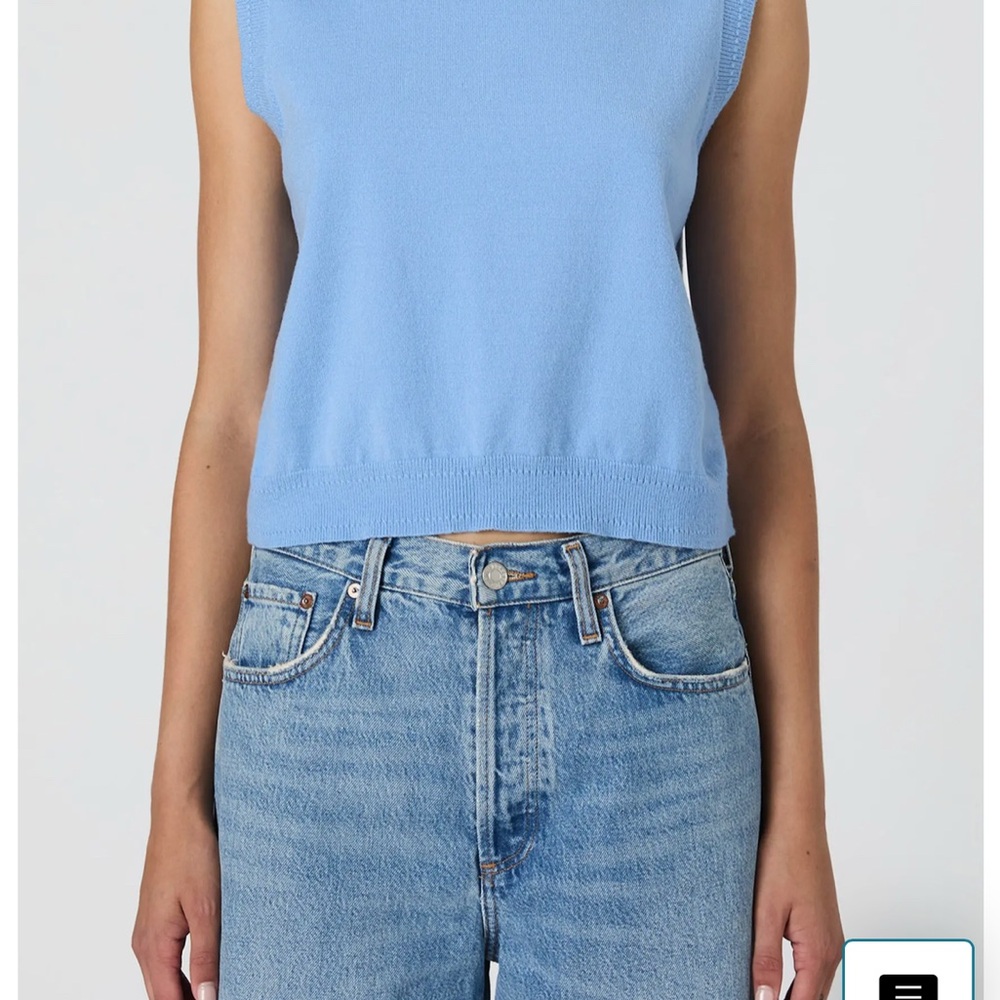 French Connection Light Blue Tank Top